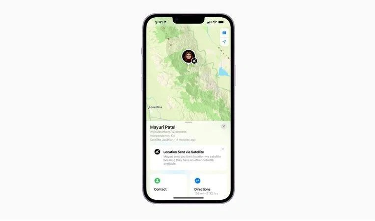 玉门苹果14维修分享iPhone14系列中 FindMy功能通过卫星分享位置方法教程 